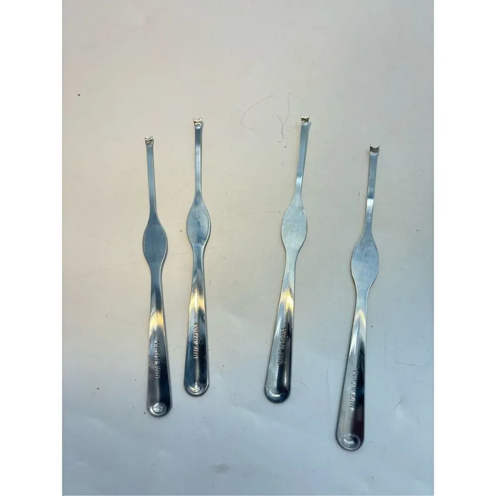 Title: Set of 4 Stainless Steel Lobster Picks – Seafood Crackers Tools – Engrave